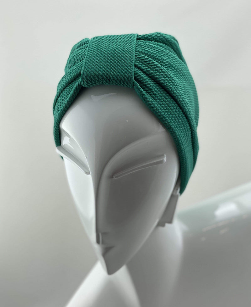 Hijabsandstuff TURBAN BASICS Turban Basic - Green Handmade Luxury Fashion Women Headwrap