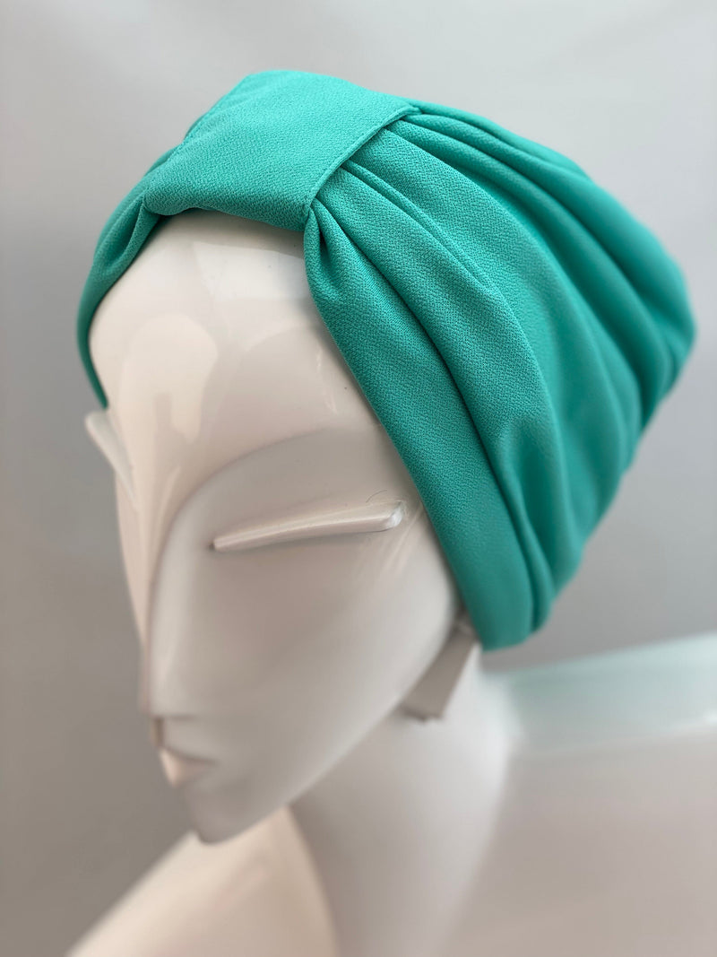 Hijabsandstuff Turban Turban Jersey - Pistach Handmade Luxury Fashion Women Headwrap