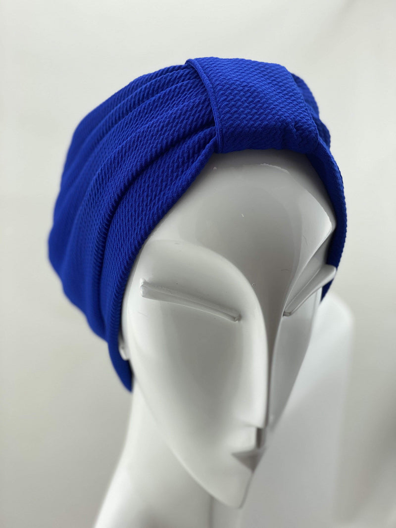 TurbansStuff TURBAN BASICS Turban Basic - Ocean Handmade Luxury Fashion Women Headwrap