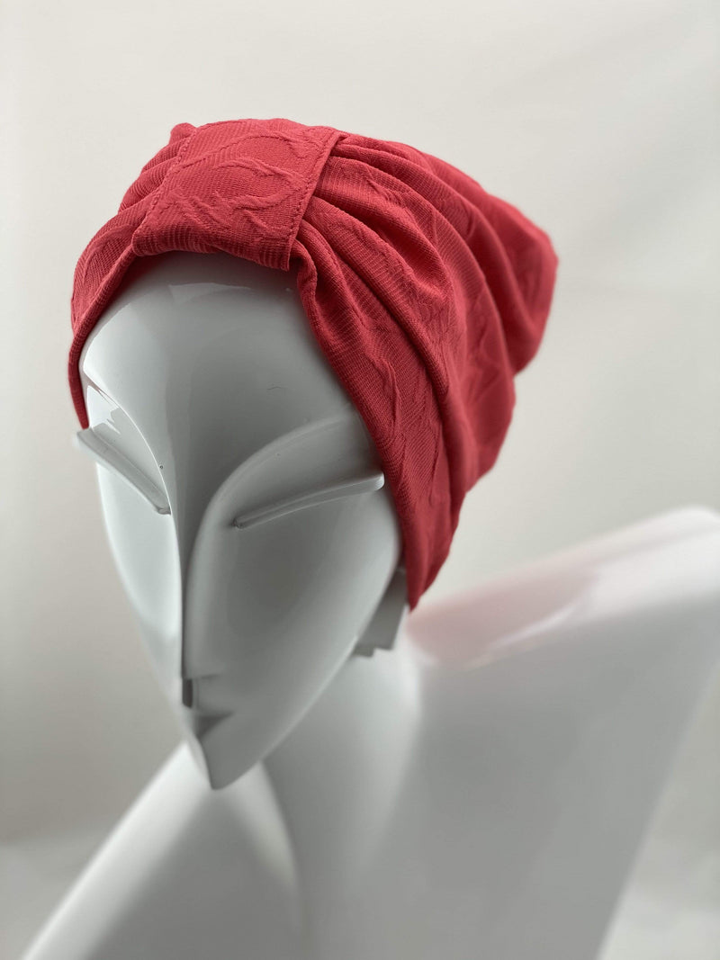 TurbansStuff TURBAN BASICS Turban Basic - Orange Handmade Luxury Fashion Women Headwrap