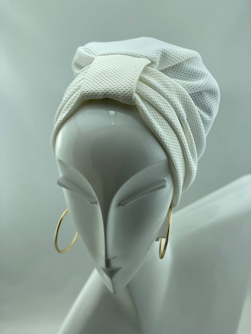 TurbansStuff Turban Turban Basic - Sugar Handmade Luxury Fashion Women Headwrap