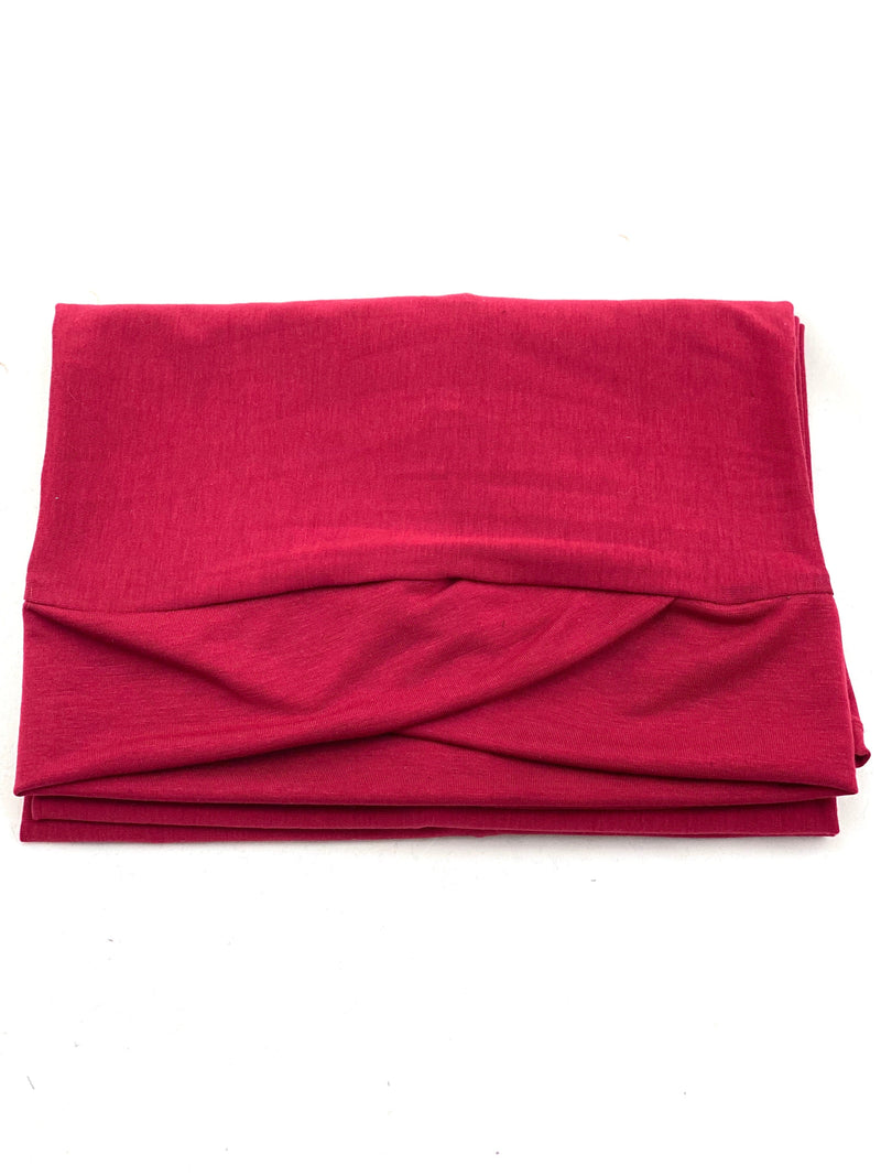 TurbansStuff Wrap Wrap  - Red Handmade Luxury Fashion Women Headwrap