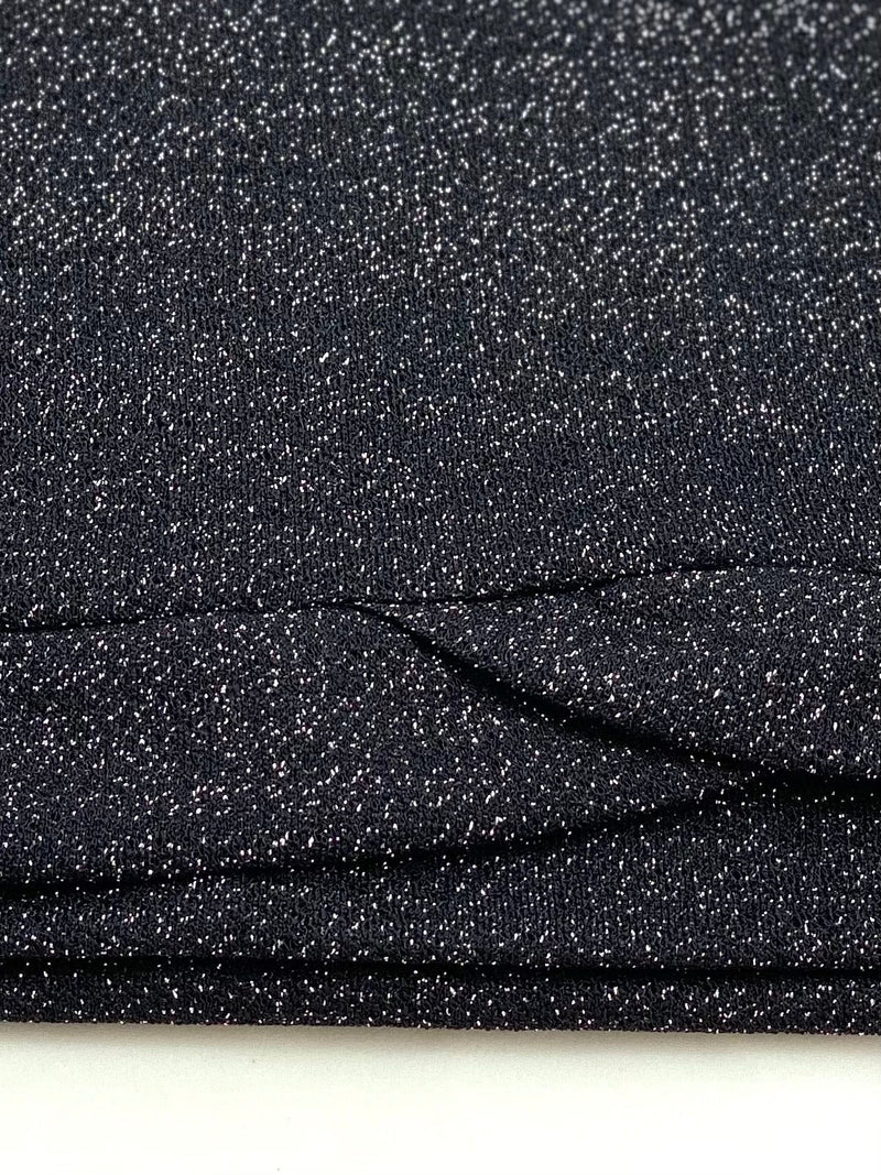 TurbansStuff Wrap Wrap Shimmer - Black Handmade Luxury Fashion Women Headwrap